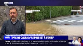 "Le sentiment d'un déjà-vu": le maire de Saint-Omer (Pas-de-Calais), réagit à la nouvelle crue qui frappe son département, quelques semaines après les inondations historiques du mois de novembre