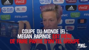 Coupe du monde (F) : "Fière de faire partie de cette équipe" souligne Megan Rapinoe