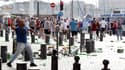 De violents incidents ont éclaté samedi sur le Vieux-Port de Marseille entre des supporters.
