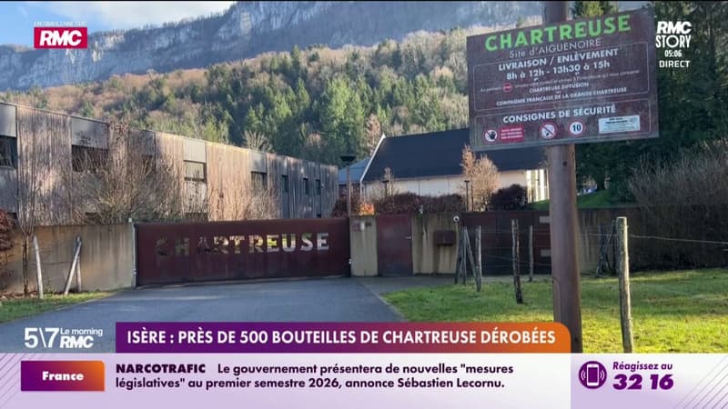 Isère : près de 500 bouteilles de Chartreuse dérobées