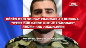 Décès d'un soldat français au Burkina: "C'est dur parce que je l'adorais", confie son grand-père