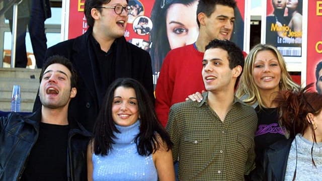 Les candidats de la toute première Star Academy en janvier 2002.