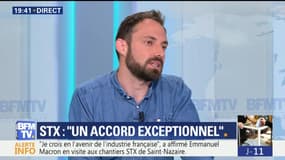 Saint-Nazaire: "STX est une réussite", selon Emmanuel Macron