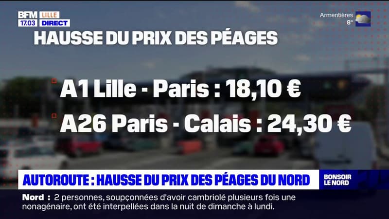 Nord-Pas-de-Calais: le prix des péages en hausse
