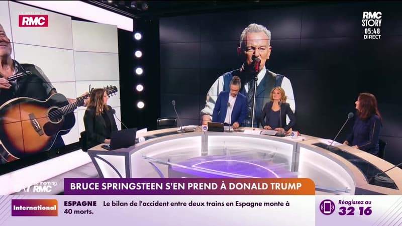 Le bonus RMC : Bruce Springsteen s'en prend à Donald Trump - 20/01