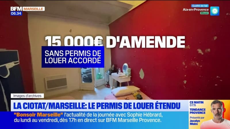 Marseille/La Ciotat: le permis de louer étendu à de nouveaux secteurs