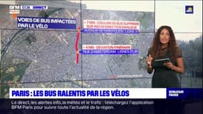 Paris : Les bus ralentis par les vélos ! 