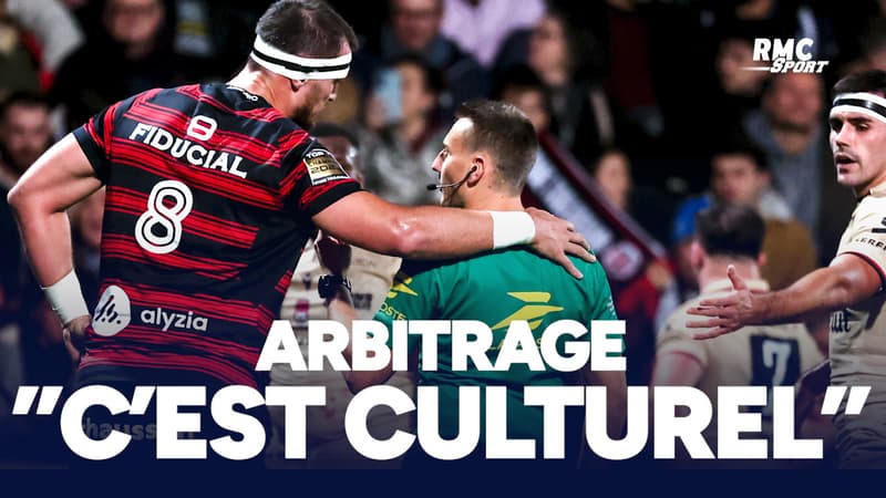 "L'arbitrage ? C'est culturel au rugby" Flament compare avec le foot