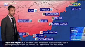Var: un ciel très chargé dans le département, 17°C à Sainte-Maxime