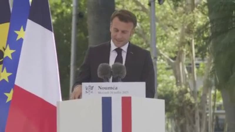 Nouvelle-Calédonie: Emmanuel Macron s'exprime sur l'avenir de l'île à Nouméa