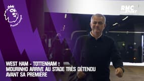 West Ham-Tottenham : Mourinho arrive au stade très détendu avant sa première