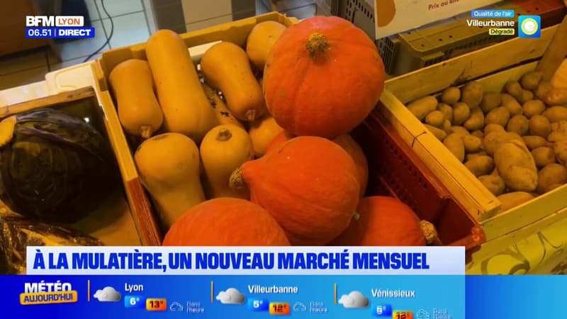 Lyon: à La Mulatière, un nouveau marché mensuel