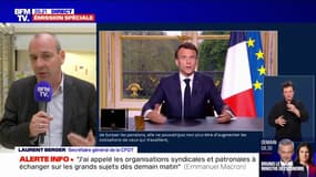 Laurent Berger (CFDT): "La porte de l'Élysée a été fermée à triple tour pendant trois mois"