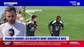 JO 2024: les Bleuets sont arrivés à Nice pour France-Guinée