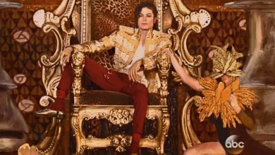 Un hologramme de Michael Jackson interprète "Slave to the rythm" sur la scène des Billboard Music Awards.