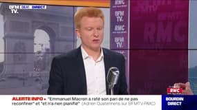 Adrien Quatennens face à Jean-Jacques Bourdin en direct - 18/03