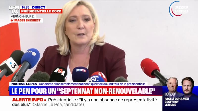 Marine Le Pen sur le soutien de Nicolas Sarkozy: 