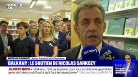 Nicolas Sarkozy: "J'ai de la peine" pour Patrick Balkany, "ce n'est pas quand les gens sont dans la difficulté qu'il faut les abandonner"