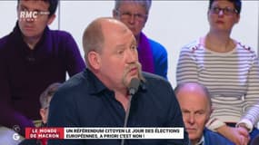 #Référendum "Benjamin Griveaux a tendance à mettre de l'huile sur le feu. Les déclarations des politiques attisent la colère des gilets jaunes" Didier Giraud #GGRMC 