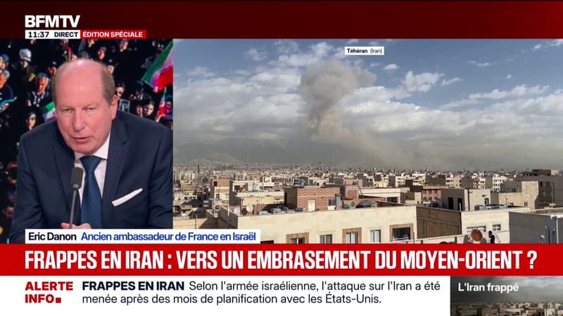 "On observe pour le moment que l'Iran est très seul dans cette affaire", dit Éric Danon, ancien ambassadeur de France en Israël