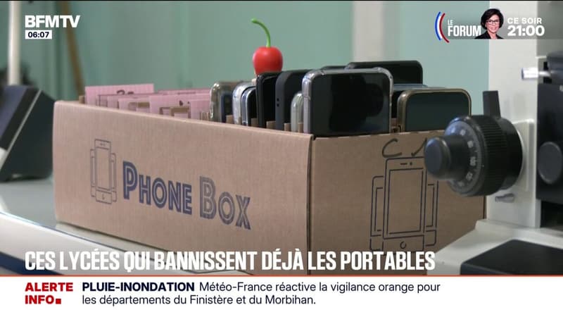 Au lycée Guez de Balzac à Angoulême, les téléphones portables sont déjà interdits depuis dix ans