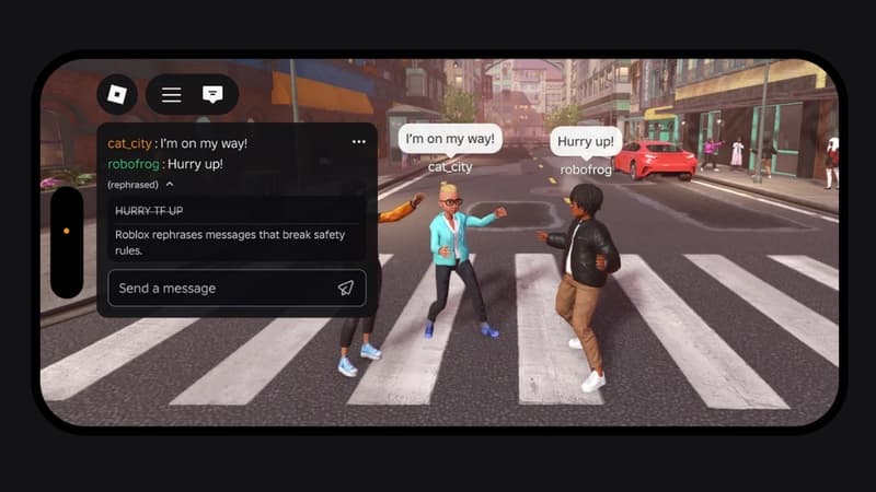 "Roblox" introduit un nouvel outil intelligent pour protéger les plus jeunes: une IA remplacera le langage inapproprié dans les chats en temps réel
