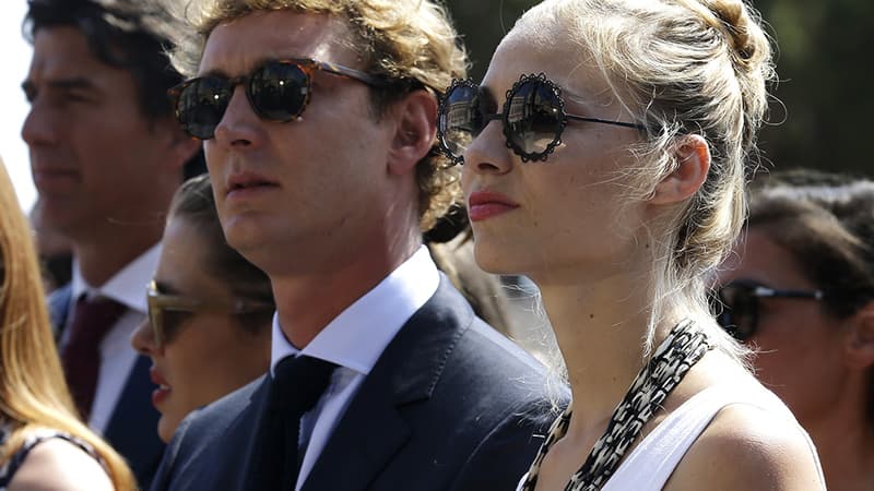 Pierre Casiraghi et Béatrice Borromeo, le 11 juillet à Monaco.