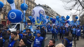 CFTC à la manifestation à Paris (31 janvier)