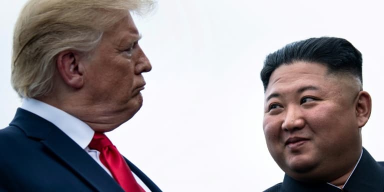 Kim Jong Un rencontre Donald Trump, le 30 juin 2019 à la frontière inter-coréenne