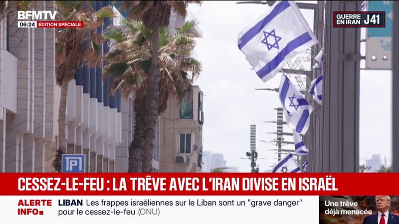 Guerre au Moyen-Orient: le cessez-le-feu entre l'Iran et les États-Unis divise en Israël