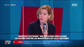 La colère des policiers contre les magistrats est-elle légitime ?  Pour Béatrice Brugère, secrétaire générale du syndicat Unité magistrats FO "la police sans la justice c'est l'arbitraire, la justice sans la police c'est l'impuissance"