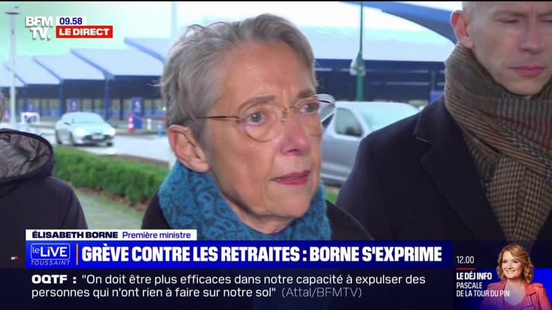 Retraites: Élisabeth Borne veut continuer de « convaincre » et en appelle à la « responsabilité » des syndicats
