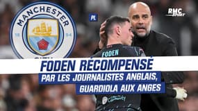 Premier League : Guardiola félicite Foden, élu meilleur footballeur de l’année par les journalistes anglais