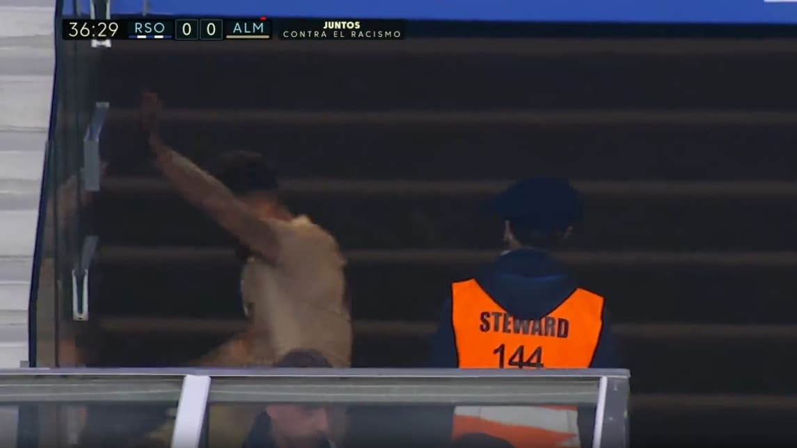 Luis Suarez exclu avec Almeria, le 23 mai 2023 Luis Suarez exclu avec Almeria, le 23 mai 2023