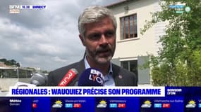 Régionales : Wauquiez précise son programme