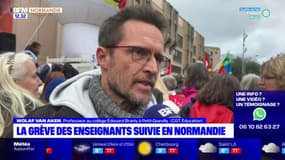 Les enseignants mobilisés en Normandie pour demander de meilleures conditions de travail