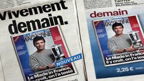 Arnaud Montebourg en marinière Armor-Lux dans Le Parisien Magazine