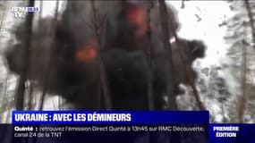 Guerre en Ukraine: BFMTV a suivi une mission périlleuse de déminage près de Kiev 