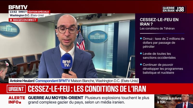 Cessez-le-feu en Iran? Les conditions de Donald Trump