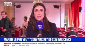 Marine Le Pen est "pleine d'espoir" avant son procès en appel qui s'ouvre demain à Paris