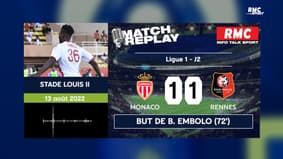 Ligue 1 : Le goal replay du nul frustrant entre Monaco et Rennes
