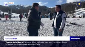 "On s'en sort plutôt pas mal", le maire de Risoul revient sur le manque de neige dans la station cette saison