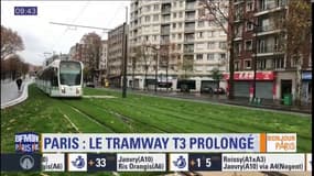 Le tramway T3 relie maintenant la porte de la Chapelle à la porte d'Asnières