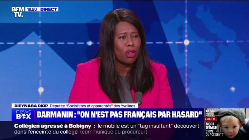 Droit du sol: "Il n'y a pas d'automaticité à devenir français dans notre pays, même lorsque vous y êtes né", rappelle Dieynaba Diop (PS)