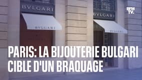 Paris: the Bulgari jewelry store, place Vendôme, target of a robbery 