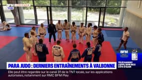 Alpes-Maritimes: derniers entraînements pour les membres de l'équipe de France de para judo à Valbonne