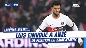 Lille 1-1 PSG: Luis Enrique a aimé le positionnement hybride de Zaïre-Emery