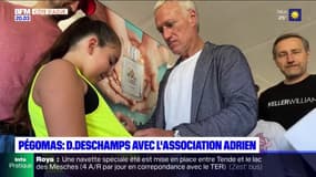 Pégomas: Didier Deschamps rencontre les bénévoles et les enfants de l'association Adrien