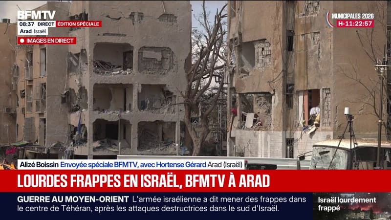 Arad: les images des dégâts après les lourdes frappes iraniennes