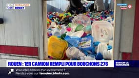 Rouen: 13 tonnes de bouchons récoltées par une association